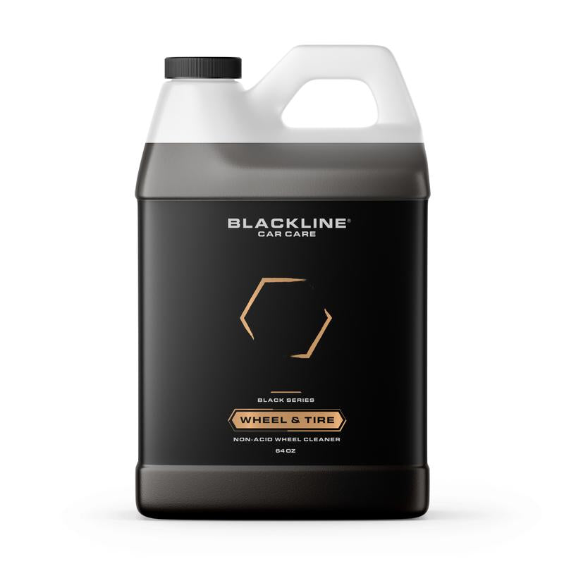 BLACKLINE Wheel N' Tire Cleaner – Removes Brake Dust & Grime, Dual-Purpose for Wheels & Tires, Safe & Effective with Scrubbing.